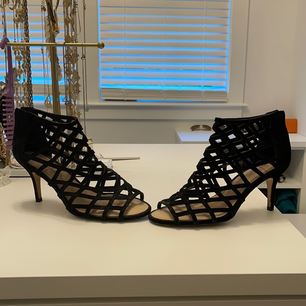 Sole Society Cage Booties